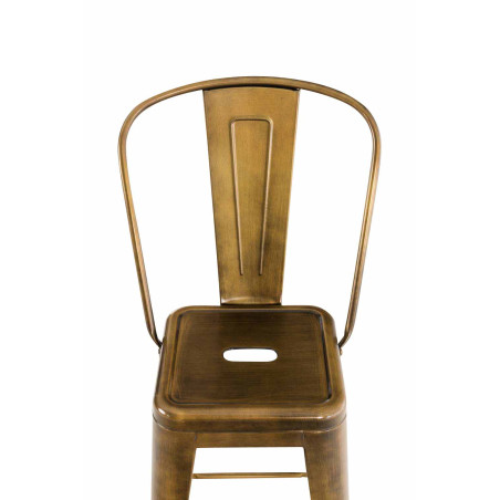 Set di 2 sgabelli da bar Aiden dorati