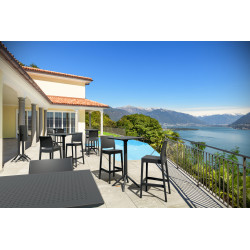 Juego de 2 taburetes de bar Maya negros