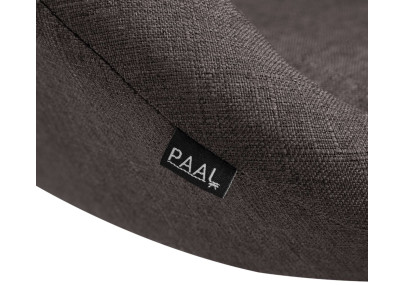 Set di 2 sgabelli da bar Miami V2, tessuto, cromato, grigio scuro