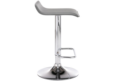 Juego de 2 taburetes de bar Dyn gris