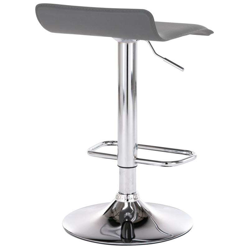 Ensemble de 2 tabourets de bar gris Dyn