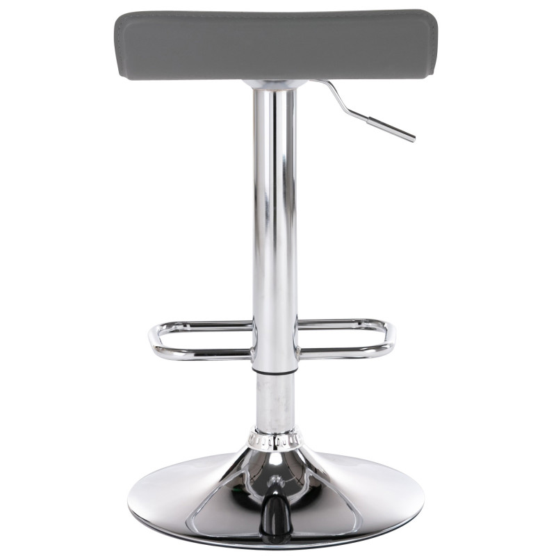 Conjunto de 2 banquetas de bar Dyn cinza