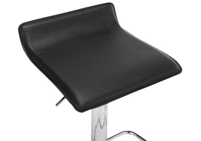 Juego de 2 taburetes de bar Dyn negros