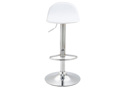 Set di 2 sgabelli da bar Lana V2 cromo bianco