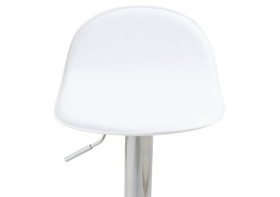 Set di 2 sgabelli da bar Lana V2 cromo bianco