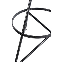 Tabouret de bar argenté Karla