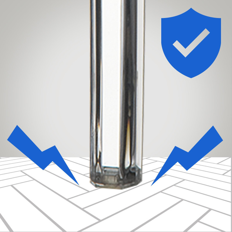 Conjunto de 2 banquetas Fox, transparentes