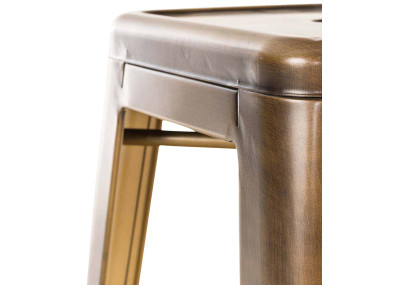 Tabouret de bar Joshua V2 doré