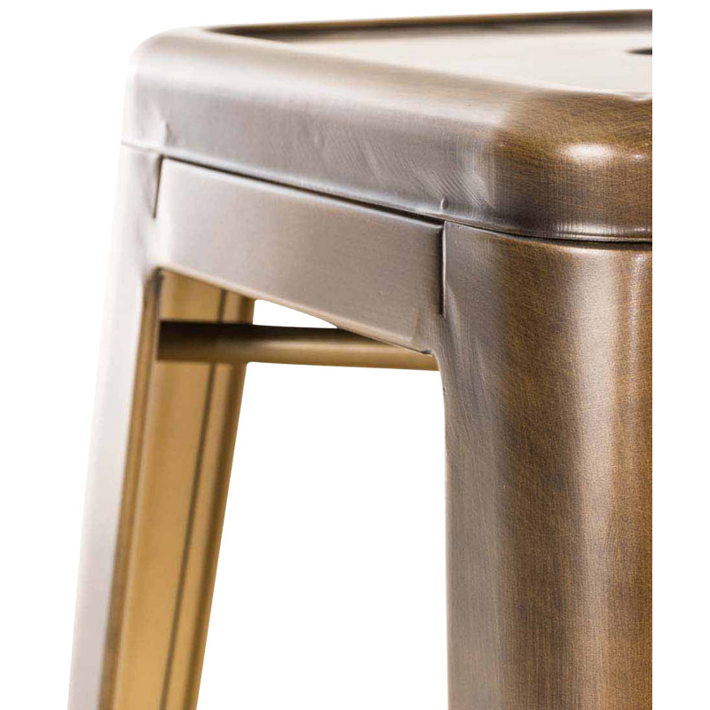 Tabouret de bar Joshua V2 doré