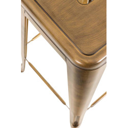 Tabouret de bar Joshua V2 doré