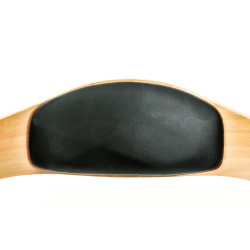 Set di 2 sgabelli da bar Kingston C, similpelle, naturale/nero