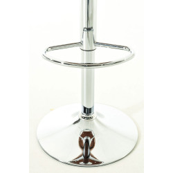 Ensemble de 2 tabourets de bar Kingston C en similicuir naturel/noir