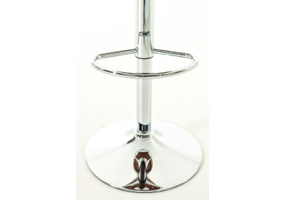 Ensemble de 2 tabourets de bar Kingston C, similicuir, noyer/noir