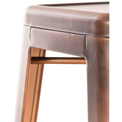 Tabouret de bar en cuivre Joshua V2
