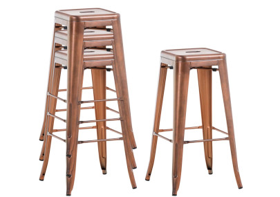 Tabouret de bar en cuivre Joshua V2