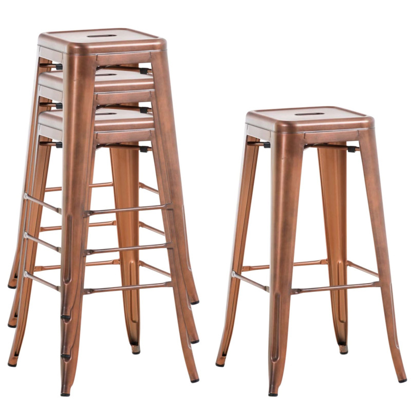 Tabouret de bar en cuivre Joshua V2
