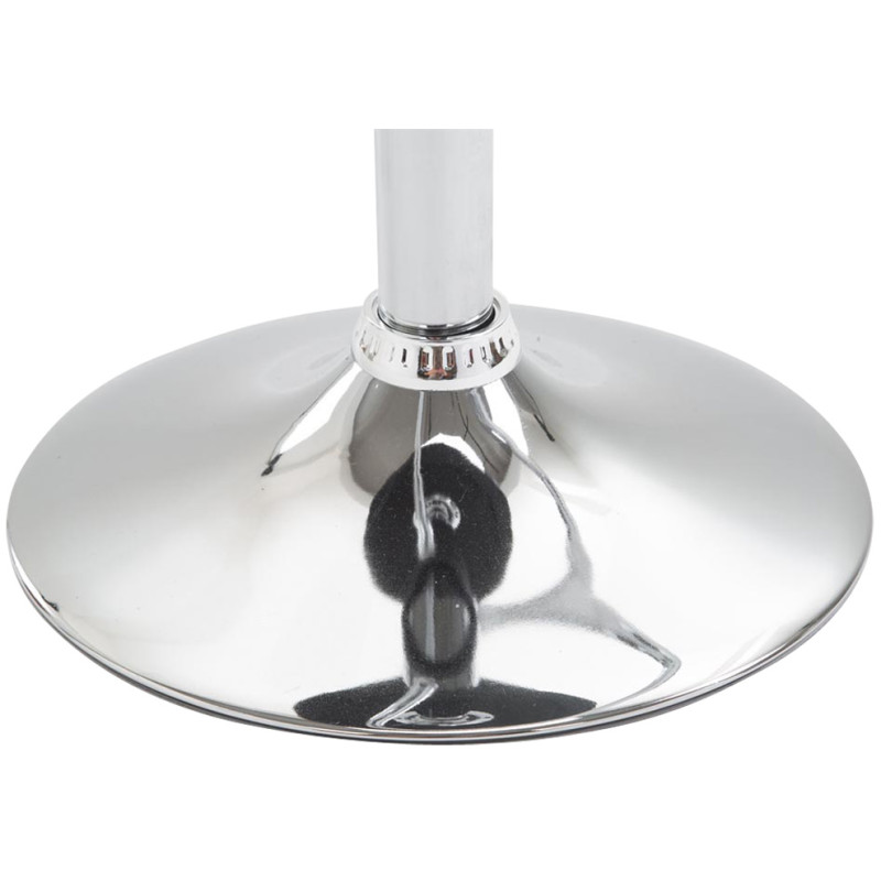 Lot de 2 tabourets de bar Lazio en similicuir noir.