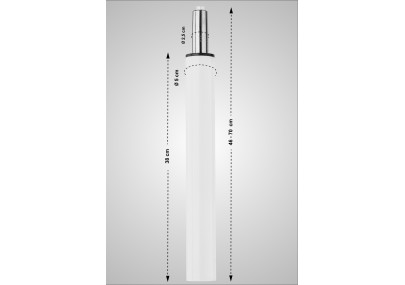 Tabouret de bar à vérin à gaz Panama, Limon, Damaso blanc
