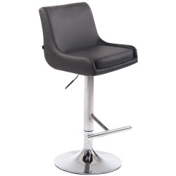 Tabouret de bar Club en similicuir gris C