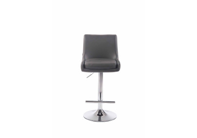 Tabouret de bar Club en similicuir gris C