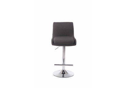 Tabouret de bar Club en tissu gris foncé
