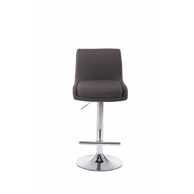 Tabouret de bar Club en tissu gris foncé