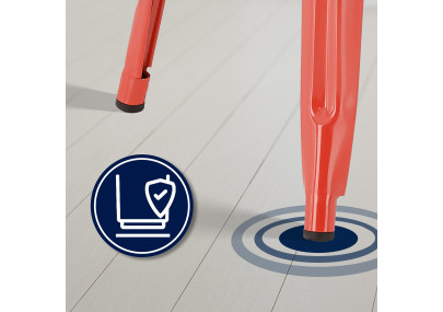 Conjunto de 2 banquetas de bar Joshua, vermelhas