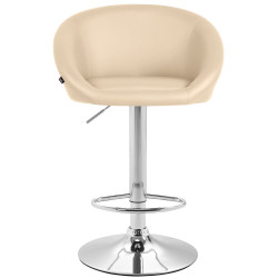 Set di 2 sgabelli da bar Miami V2 in similpelle C crema