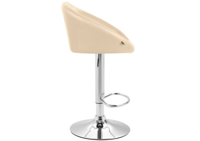 Set di 2 sgabelli da bar Miami V2 in similpelle C crema