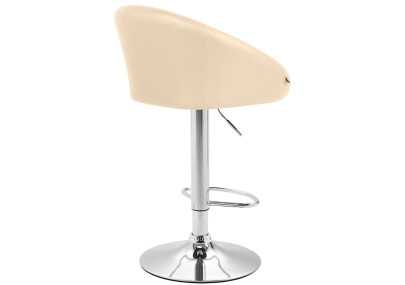 Set di 2 sgabelli da bar Miami V2 in similpelle C crema