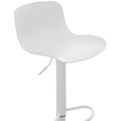 Sgabello da bar bianco Almada