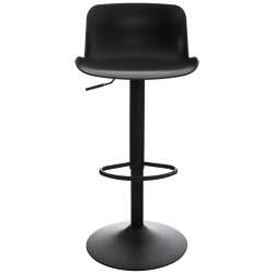 Tabouret de bar noir Almada