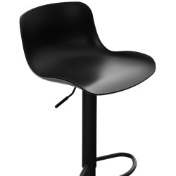 Taburete de bar negro Almada