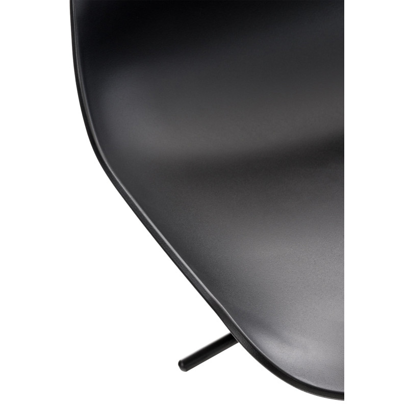 Tabouret de bar noir Aveiro