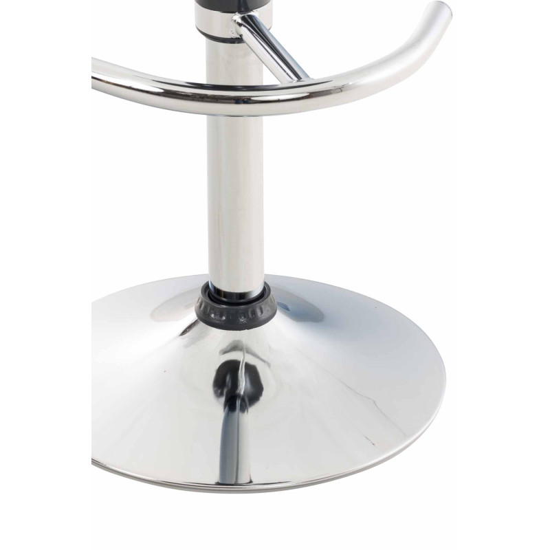 Ensemble de 2 tabourets de bar gris selle