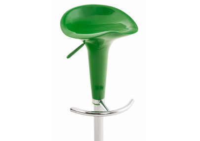 Ensemble de 2 tabourets de bar vert selle