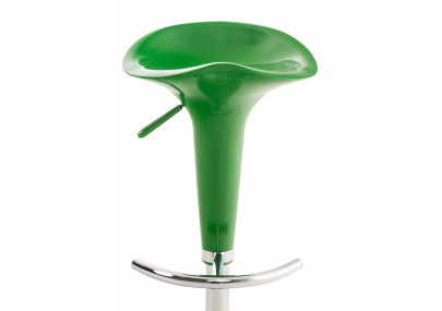 Juego de 2 taburetes de bar color verde silla de montar