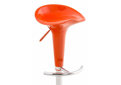 Set di 2 sgabelli da bar Saddle arancione