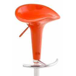 Set di 2 sgabelli da bar Saddle arancione