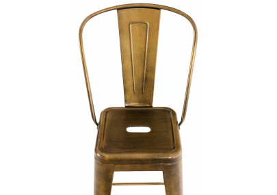 Ensemble de 4 tabourets de bar Aiden dorés