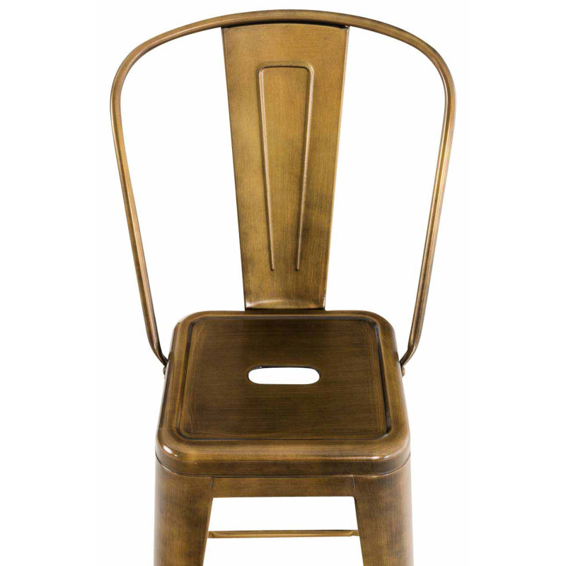 Ensemble de 4 tabourets de bar Aiden or