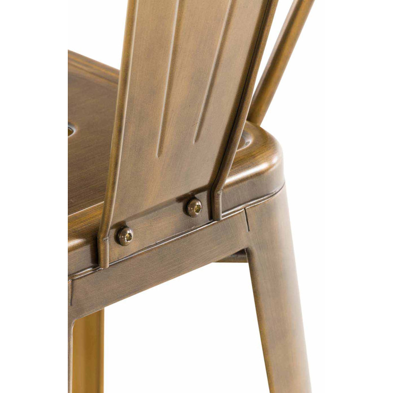 Ensemble de 4 tabourets de bar Aiden or