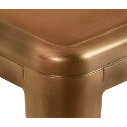 Conjunto de 4 banquetas de bar Joshua douradas