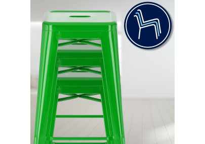 Conjunto de 4 banquetas de bar Joshua Green