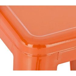 Juego de 4 taburetes de bar Joshua Orange