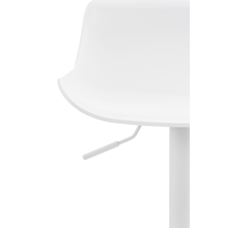 Lot de 2 tabourets de bar Aveiro, blancs