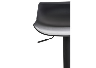 Lot de 2 tabourets de bar Aveiro, noirs