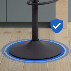 Set di 2 sgabelli da bar Aveiro, neri