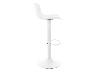 Ensemble de 2 tabourets de bar Almada blancs