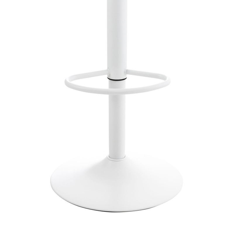 Ensemble de 2 tabourets de bar Almada blanc